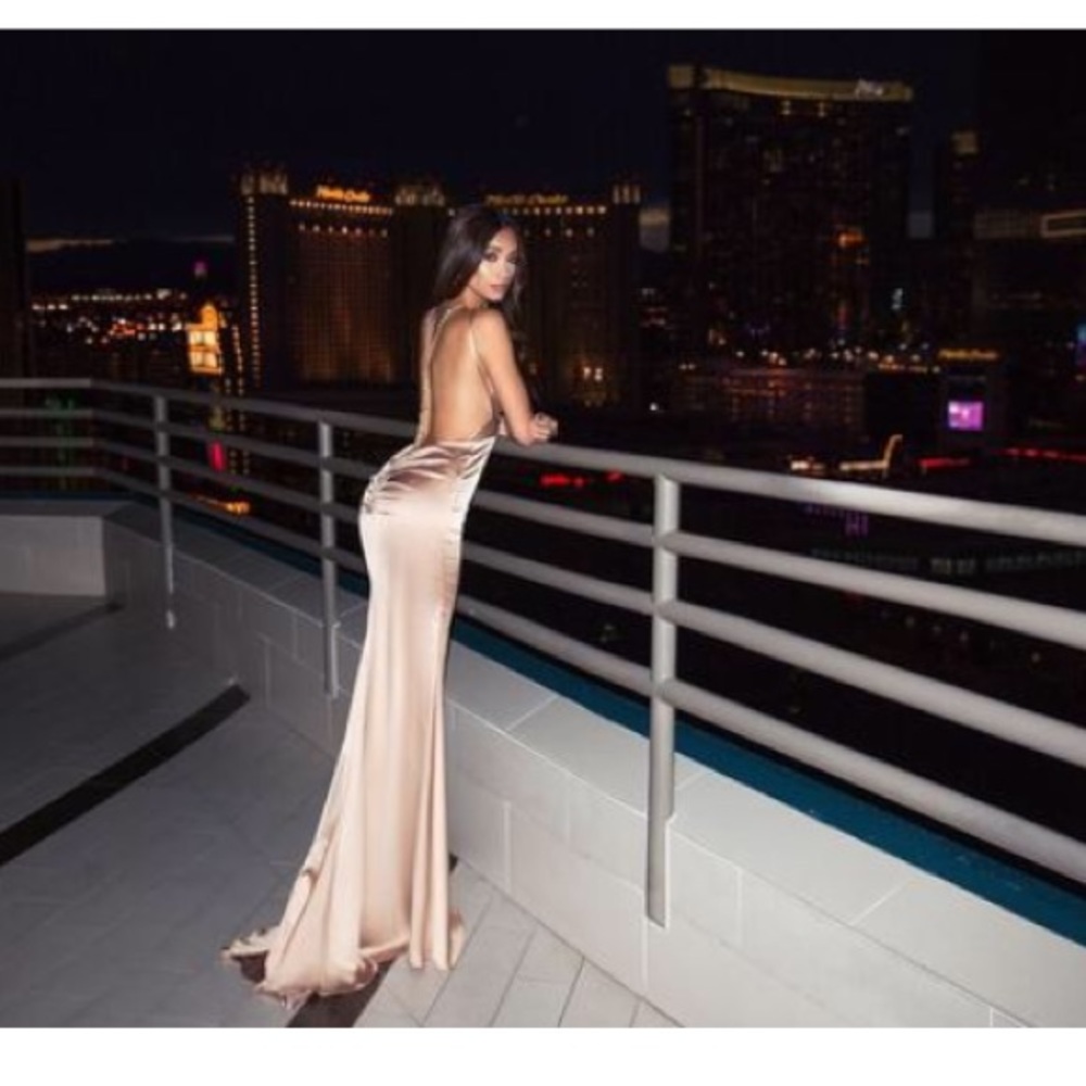 Abyss By Abby Unleashed dress in gold
